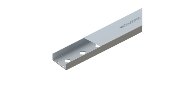 Ducto de aluminio con tapa