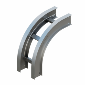 Curva exterior a 90 grados de escalerilla de aluminio