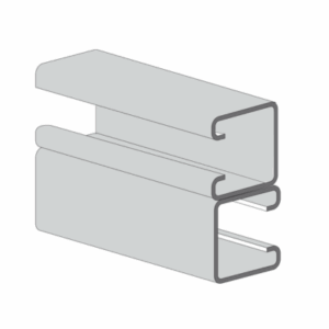 Dibujo canal estructural doble dos lados