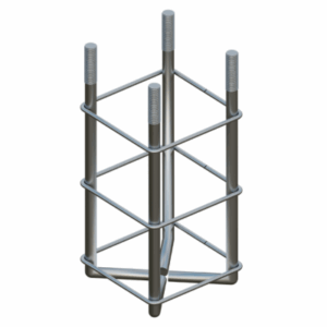 Canastilla para base de estructura
