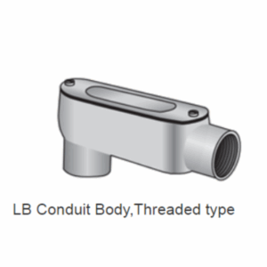 Conduleta con tapa LB