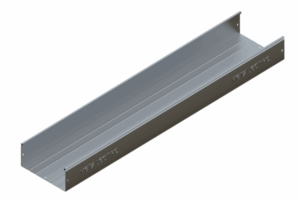 Bandeja portacables de acero lisa