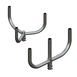 Bases para 3 luminarias en triangulo o rectos