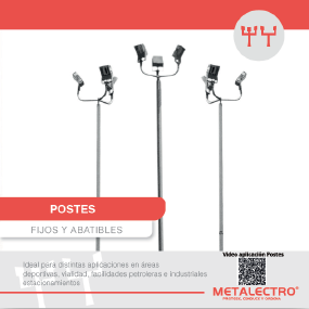 Portada catalogo postes metalicos